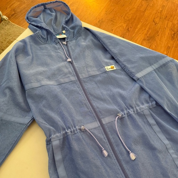 Sunveil Women’s Vintage Jacket Blue Vacation Outdoor Cover Up UV L - Picture 3 of 4